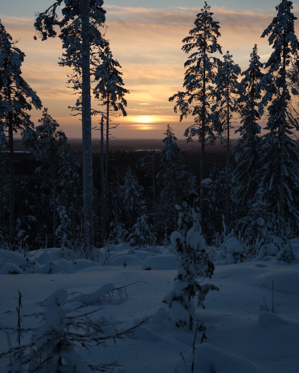 Sunset on the Hills of Varkaus