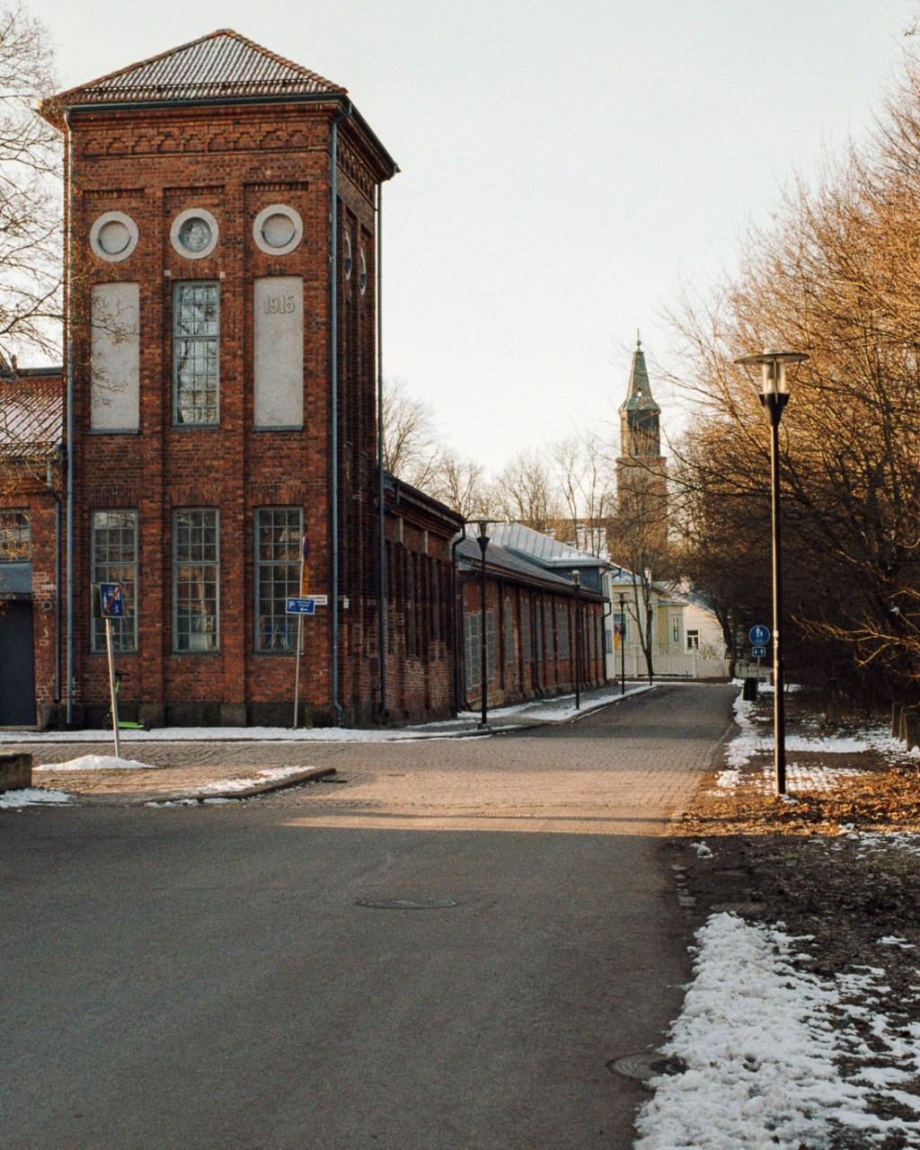 Empty Streets of Turku in the Morning
