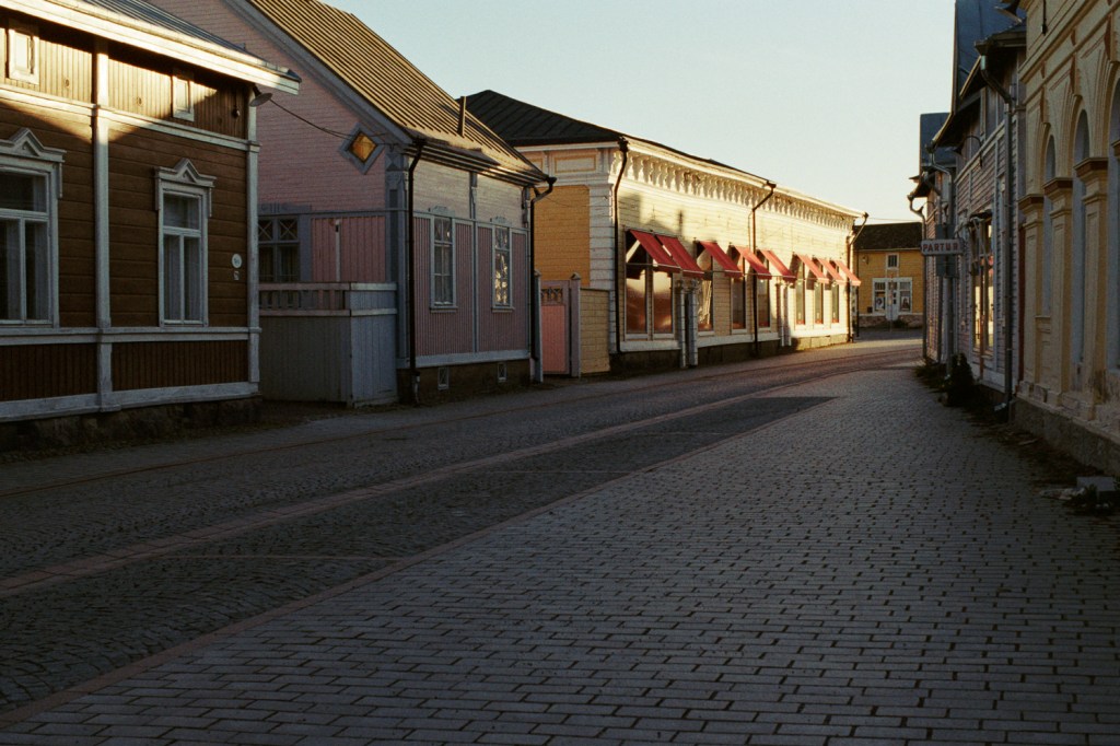 Old Town and a Lake in Rauma